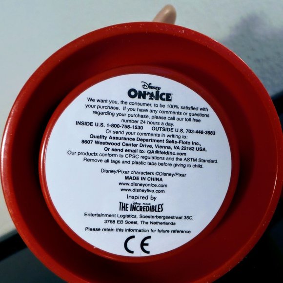 Disney Collectible The Incredibles Flip-top Mug, - Picture 7 of 12